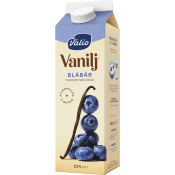 Vaniljyoghurt Blåbär 2,1% 1000g Valio.