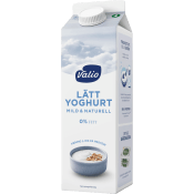Yoghurt Naturell Mild 0% 1000g Valio.