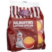 Julmuffins med Saffran och Apelsin 200g Hägges.