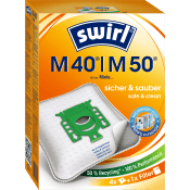 Dammsugarpåse M40/M50 4-pack Swirl.