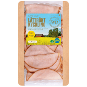 Kyckling Lättrökt Tunna skivor 150g Svea.