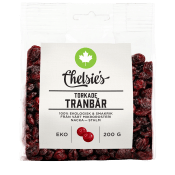 Tranbär Torkade Ekologisk 200g Chelsie's.
