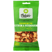 Nötmix Rostade Citron & Rosmarin Ekologisk 110g Chelsie's.