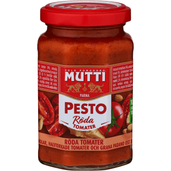Pesto röd tomat 180g Mutti.