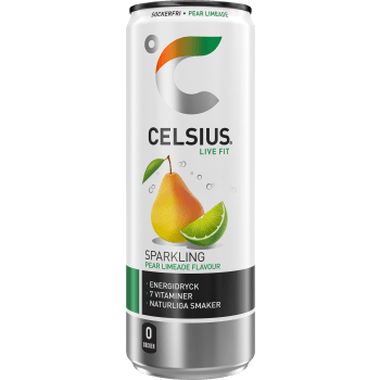 Energidryck Pear Limeade 355ml Celsius.