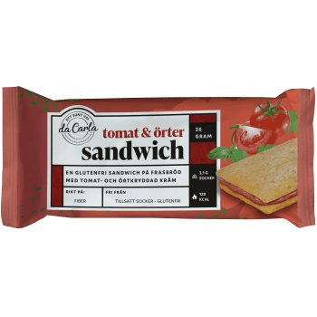 Sandwich tomat kryddor 26g da Carla.
