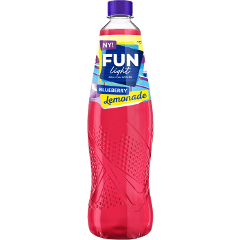 Lightdryck Blueberry Lemonade 1l Fun Light.