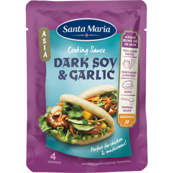 Cooking Sauce Dark Soy & Garlic 100g Santa Maria.