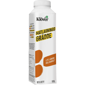 Matlagningsgrädde 15% 5dl Klöver®.