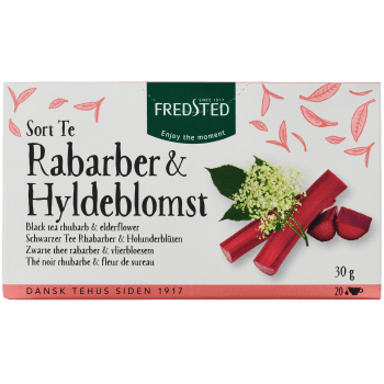 Örtte Rhubarb & Elderflower 20-p Fredsted.