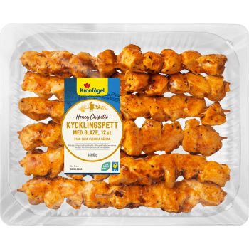 Kycklingspett honey Chipotle 1,3kg Kronfågel.