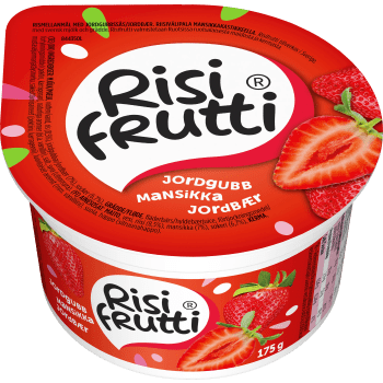 Mellanmål Jordgubb 175g Risifrutti.