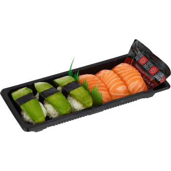 Sushi Lax Och Avokado Nigiri 180g Sushi Daily.