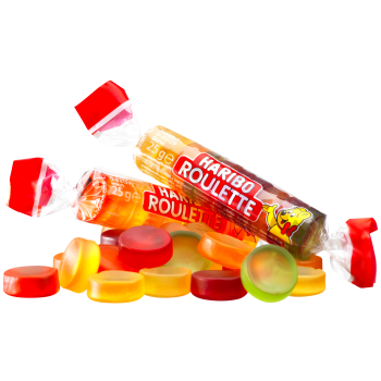 Godis Roulette 25g Haribo.