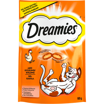 Kattgodis Kyckling 60g Dreamies.