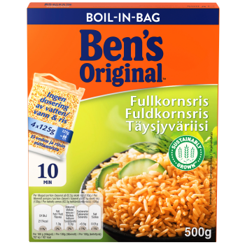 Fullkornsris Boil in bag 500g Ben´s Original.