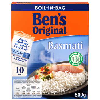Basmatiris Boil in bag 500g Ben´s Original.