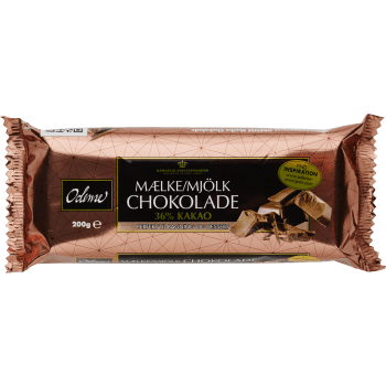 Bakchoklad Ljus 200g Odense.
