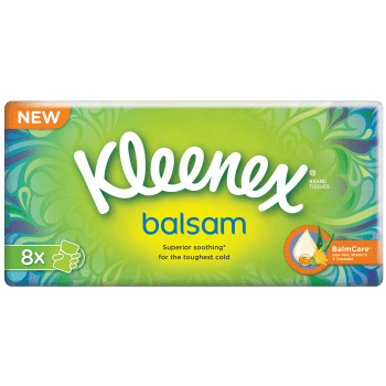 Pappersnäsdukar Balsam 9st 8-p Kleenex.