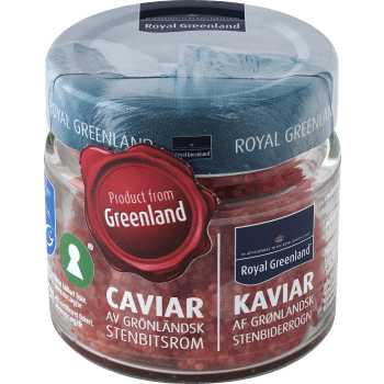 Stenbitsrom Röd 75g Royal Greenland.