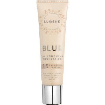 Foundation Blur 16h Longwear nr 1.5 Fair beige heleys SPF 15 30ml Lumene.