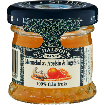 Marmelad Apelsin & Ingefära 28g St. Dalfour.
