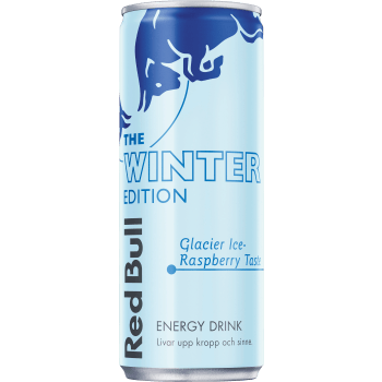Energidryck Winter Edition Glacier Ice Raspberry 25cl Red Bull.