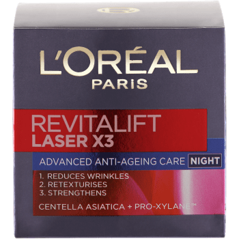 Ansiktskräm Natt Revitalift Laser Advance Anti-age 50ml L'Oreal.