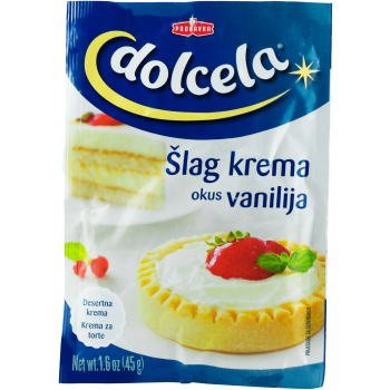 Gräddkräm Vanilj 45g Dolcela.