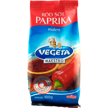 Paprika Mild malen 100g Vegeta Maestro.