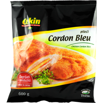 Kycklingschnitzel panerad fylld 600g Cekin.