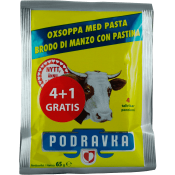 Oxsoppa med Pasta 5-p Podravka.