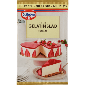 Gelatinblad 12-p 20g Dr. Oetker.