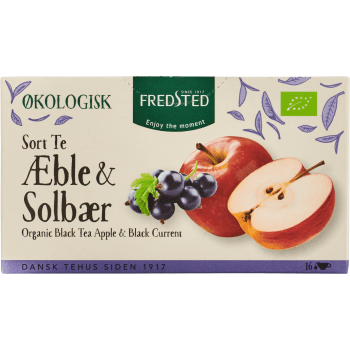 Svart te Svarta vinbär & Äpple Ekologisk 16-p Fredsted.