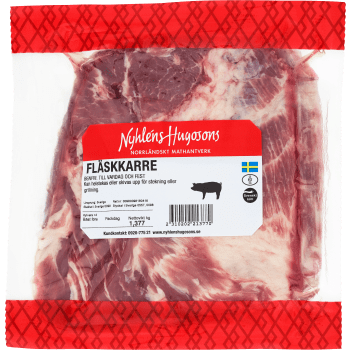 Fläskkarré i bit ca 1kg Nyhléns Hugosons.