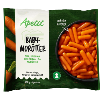 Baby morötter 500g Apetit.