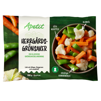 Herrgårdsgrönsaker 550g Apetit.