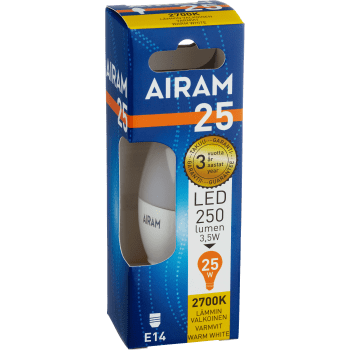 LED Opal C35 E14 250lm (25W) Airam.