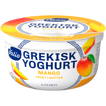 Grekisk Yoghurt Mango 4,8% 150g Valio.