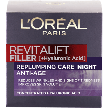 Ansiktskräm Natt Revitalift filler Anti-age 50ml Loreal.