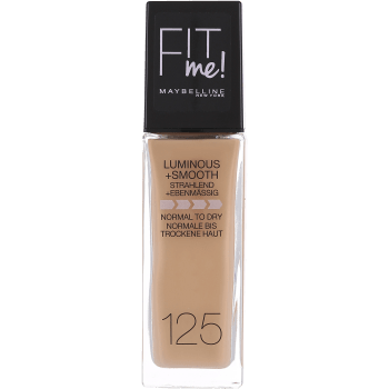 Foundation Fit Me Luminous + Smooth Nude Beige 125 30ml Maybelline.