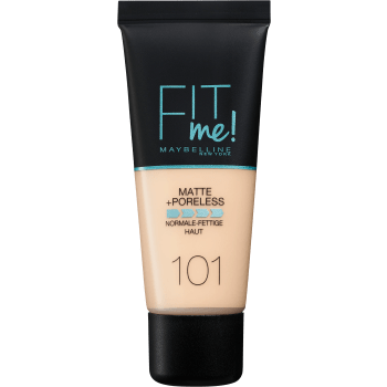 Foundation Fit Me Matte & Poreless True Ivory 101 30ml Maybelline.