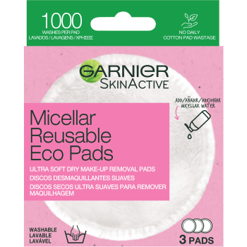 Pads Micellar Reusable 3-p Garnier.