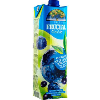 Blåbärsdryck 1l Fructal.