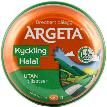 Kycklingpastej Halal 95g Argeta.