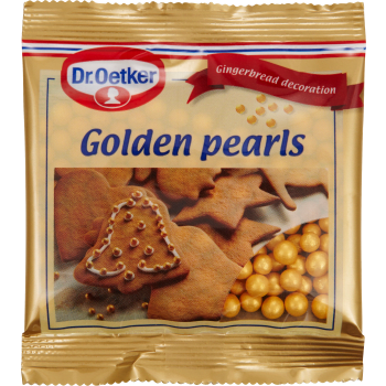 Golden pearls 17g Dr. Oetker.