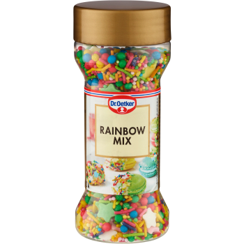 Dekorationsströssel Rainbow mix 50g Dr. Oetker.
