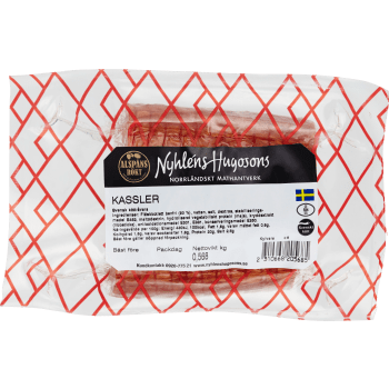 Kassler Varmrökt ca 500g Nyhléns Hugosons.