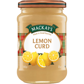 Lemon curd 340g Mackays.