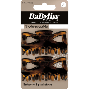 Krokoklämma 2-pack BaByliss.